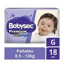 [PI135] Babysec Premium Talla G | 18 Unidades