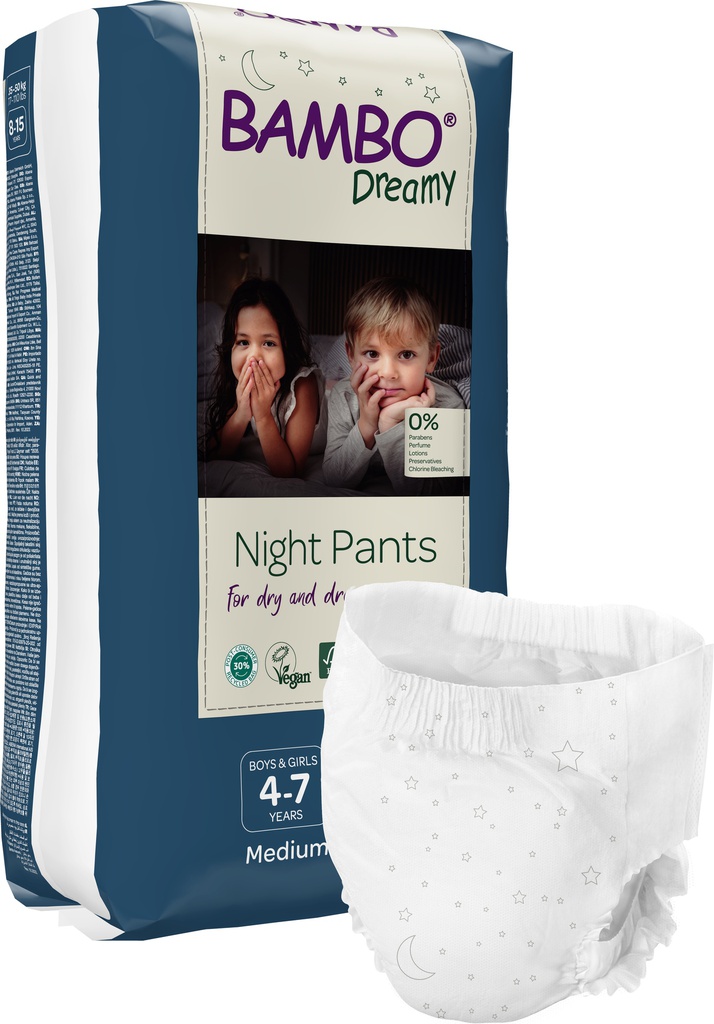 Bambo Dreamy Unisex 4-7 años | 15-35 kg | Paquete 10 unidades