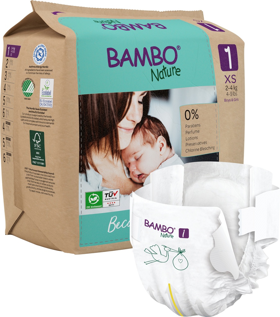 Bambo Nature Talla 1 | 22 unidades