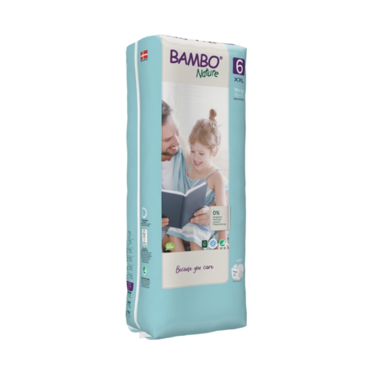 BAMBO NATURE TALLA 6 TALL PACK 40 UN