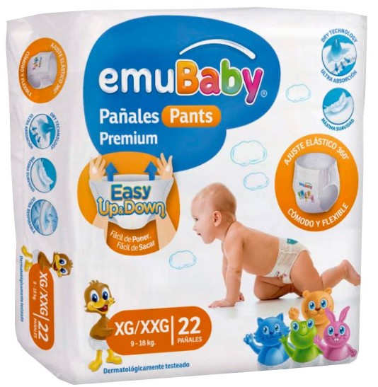 EMUBABY PANTS XG/XXG 22 UN