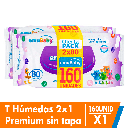 Emuwipes  Toallitas 80 un x 2 Sin Tapa