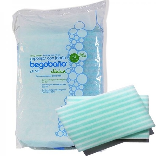 Begobaño Esponjas Jabonosas | 24 unidades