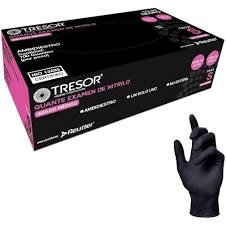 TRESOR GUANTE NITRILO NEGRO M