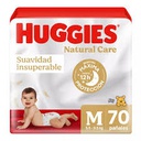 HUGGIES NATURAL CARE M 70 UN