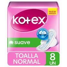 KOTEX NORMAL TELA SUAVE | 8 UN
