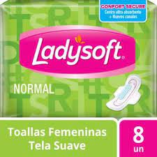 LADYSOFT NORMAL TELA SUAVE 8 UN