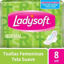 Ladysoft Normal Tela Suave | 8 un