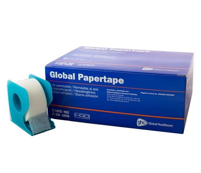 GHC Tela Adhesiva Microporosa Blanca 2,5CM X 9,1M| Unidad