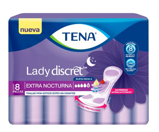 Tena Lady Nocturna | 8 Unidades