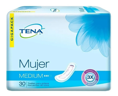 TENA MUJER MEDIUM 30 UN