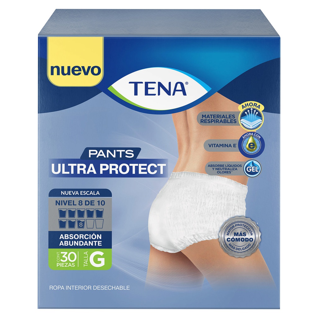 Tena Pants Ultraprotect Talla G | 30 Unidades