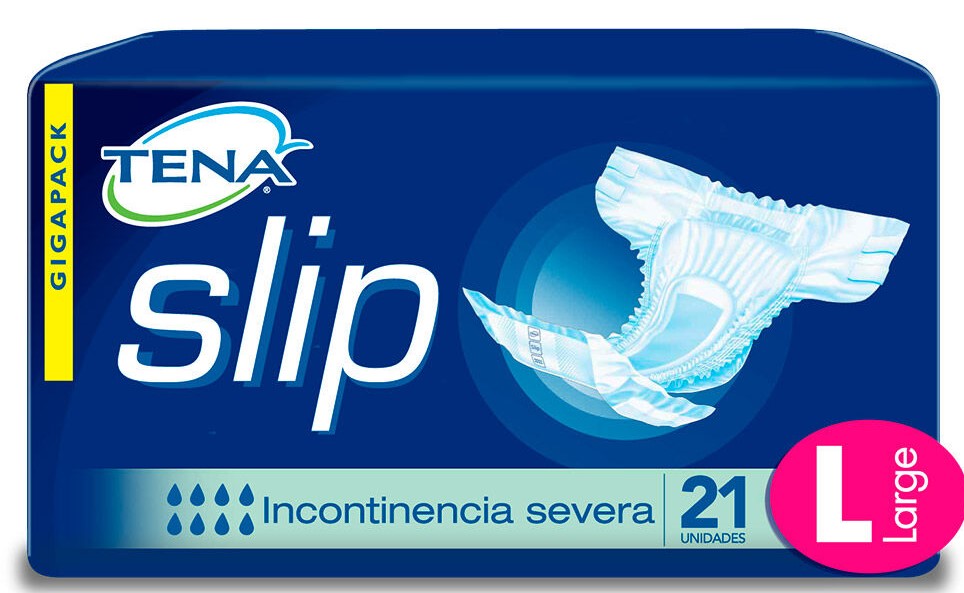 TENA SLIP TALLA L 21 UN