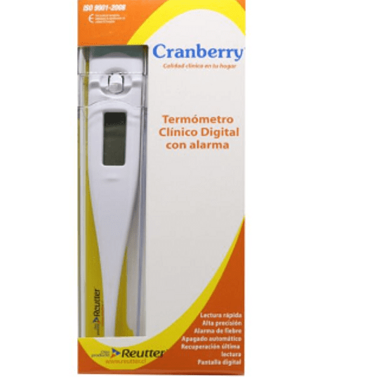 Cranberry Termómetro Digital | Unidad