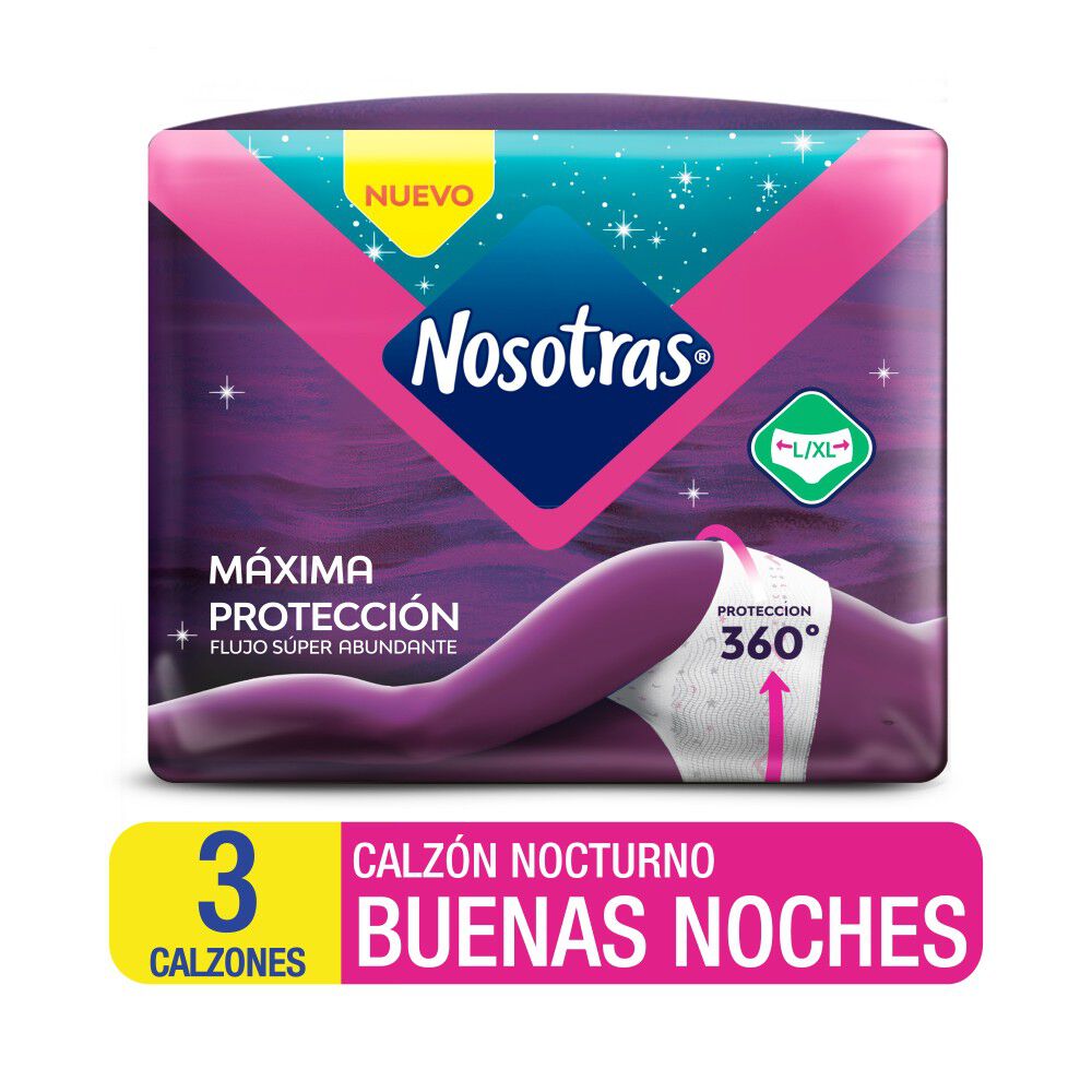 NOSOTRAS CALZON NOCTURNO TALLA L-XL 3 UN