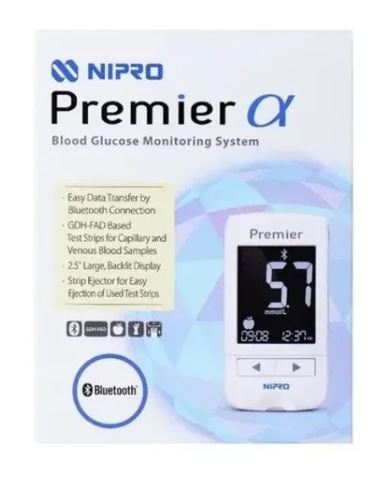 NIPRO PREMIER ALPHA KIT GLUCOMETER