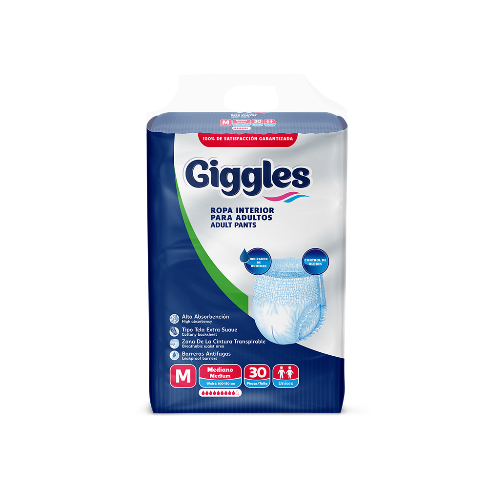 Giggles Pants Adulto Premium M | 30 Un