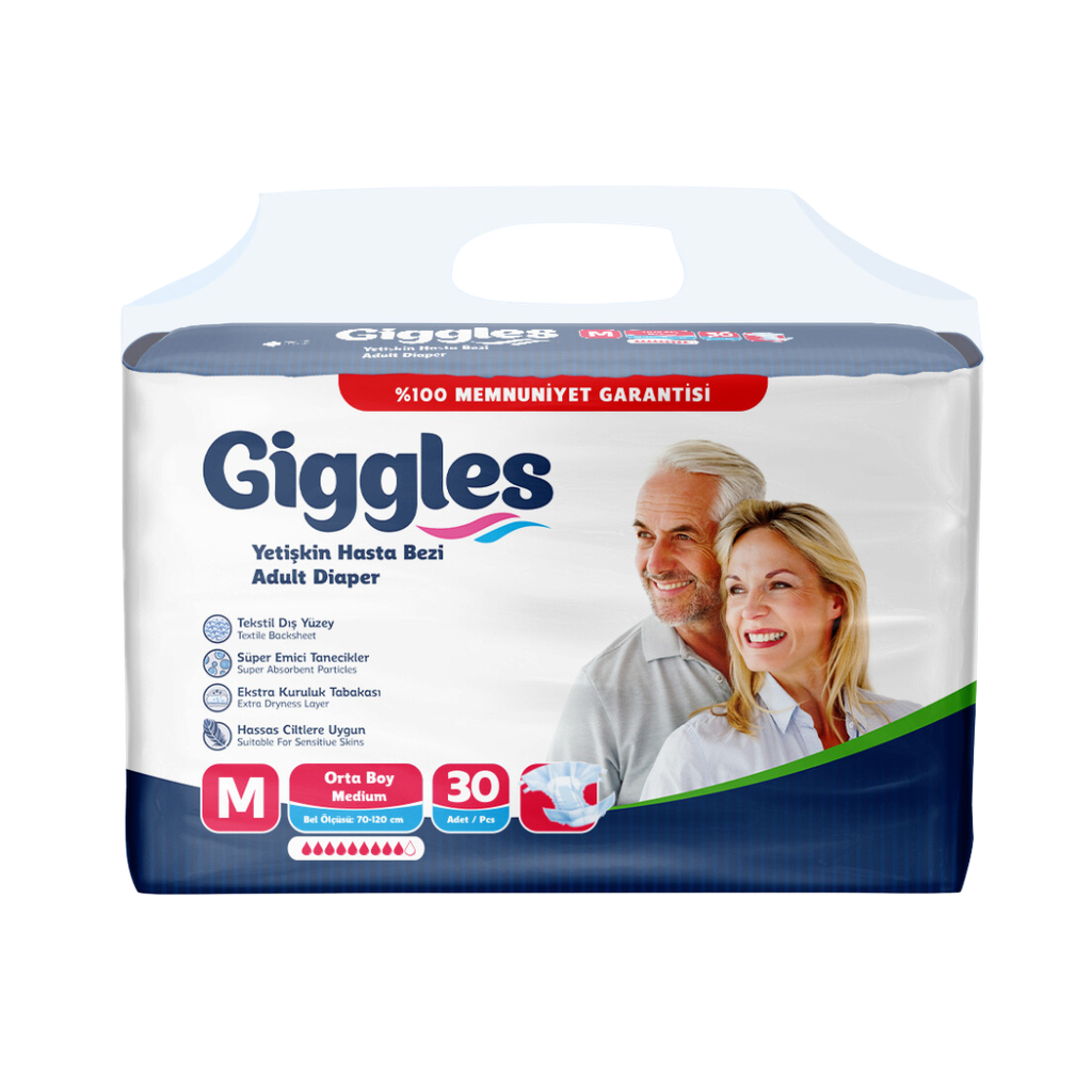 Giggles Pañal Adulto Premium M | 30 Un