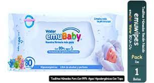 EMUWIPES WATER 80UN