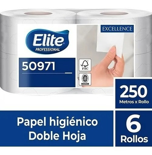 ELITE PH EXCELLENCE JUMBO DOBLE HOJA 250 METROS X 6