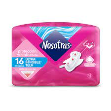 NOSOTRAS TOALLA ULTRA INVISIBLE TELA SUAVE 16UN