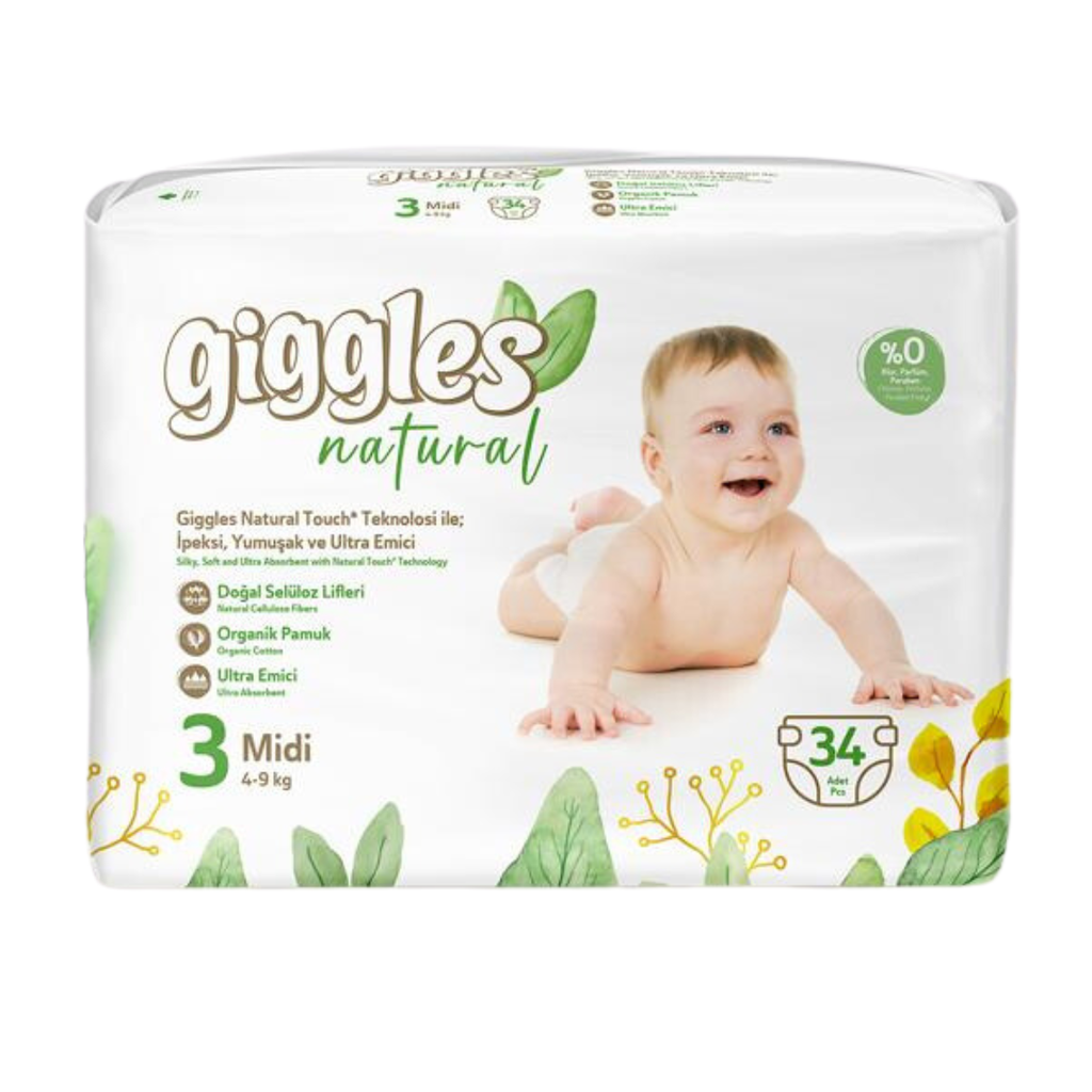 GIGGLES NATURAL 3 MIDI 34UN