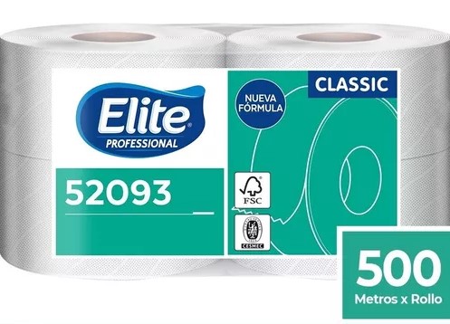Elite PH Classic Una Hoja | 500 m x 4 rollos