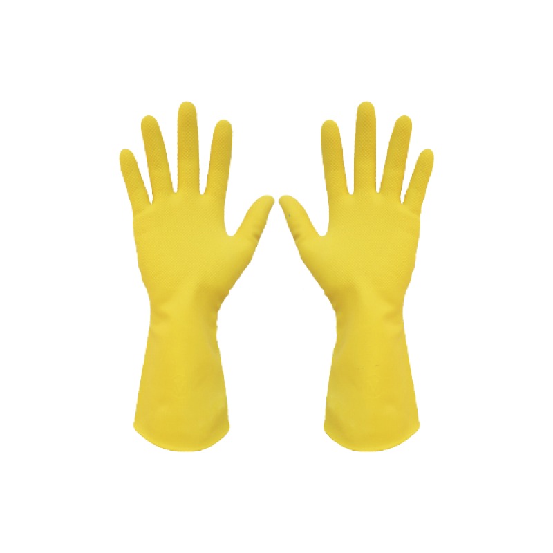 Guantes Domésticos de Látex Amarillo | Talla L