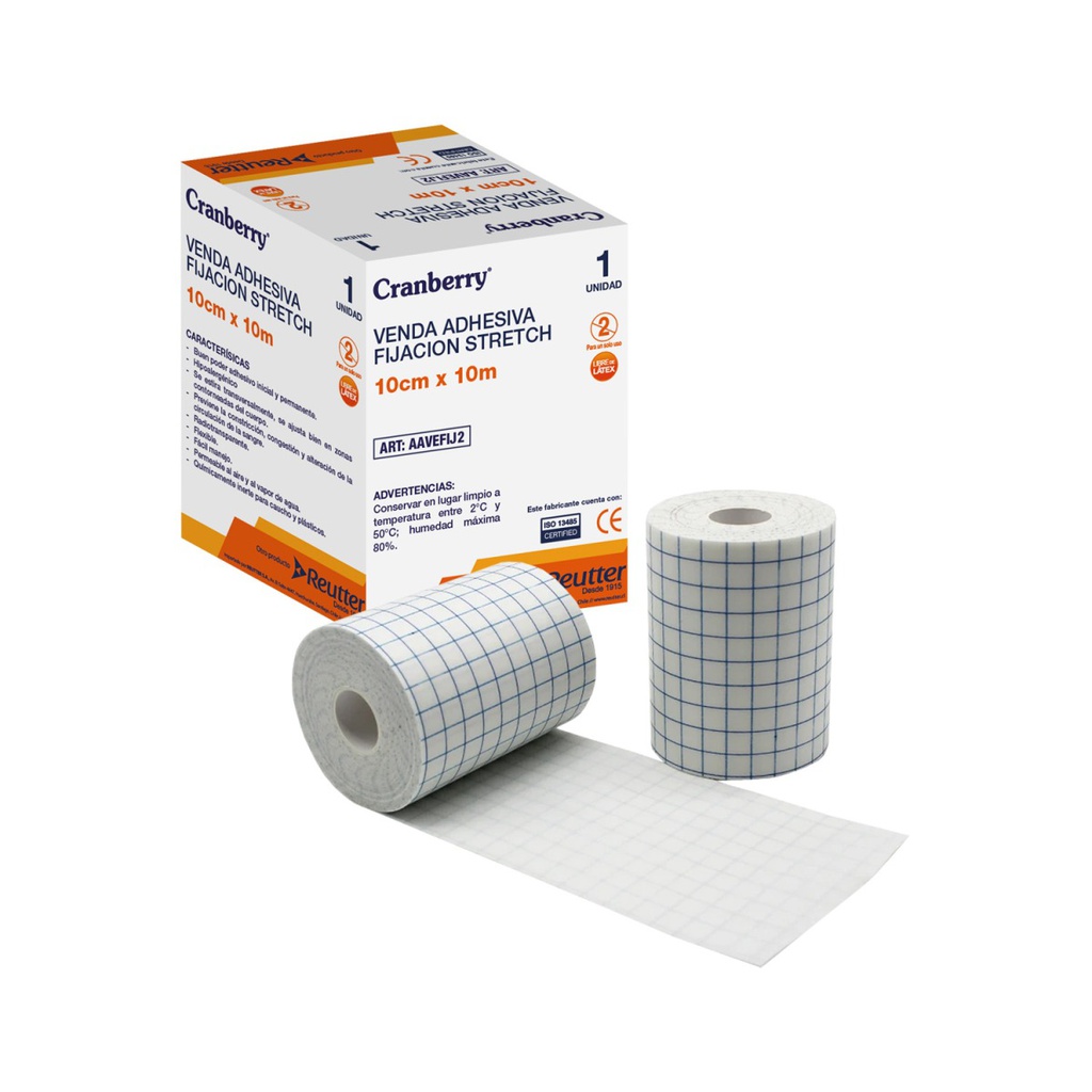 Venda adhesiva fijación stretch10X10