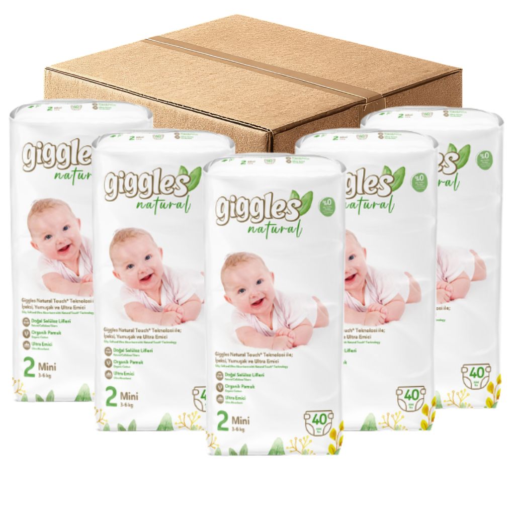 MANGA GIGGLES NATURAL 2 MINI 200UN