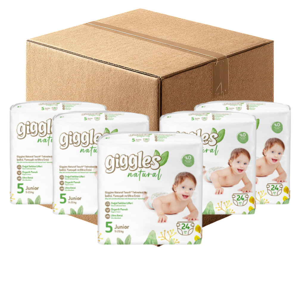 MANGA GIGGLES NATURAL 5 JUNIOR 120 UN