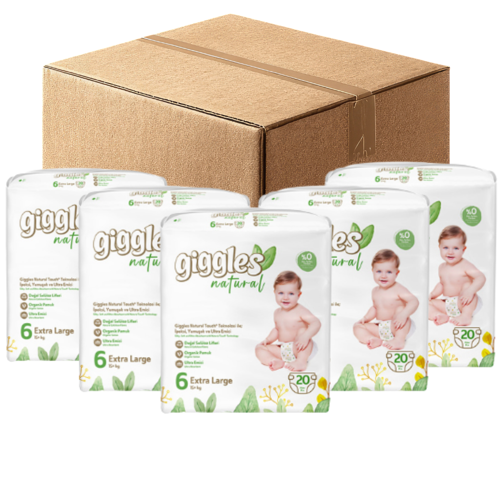 MANGA GIGGLES NATURAL 6 EXTRALARGE 100UN