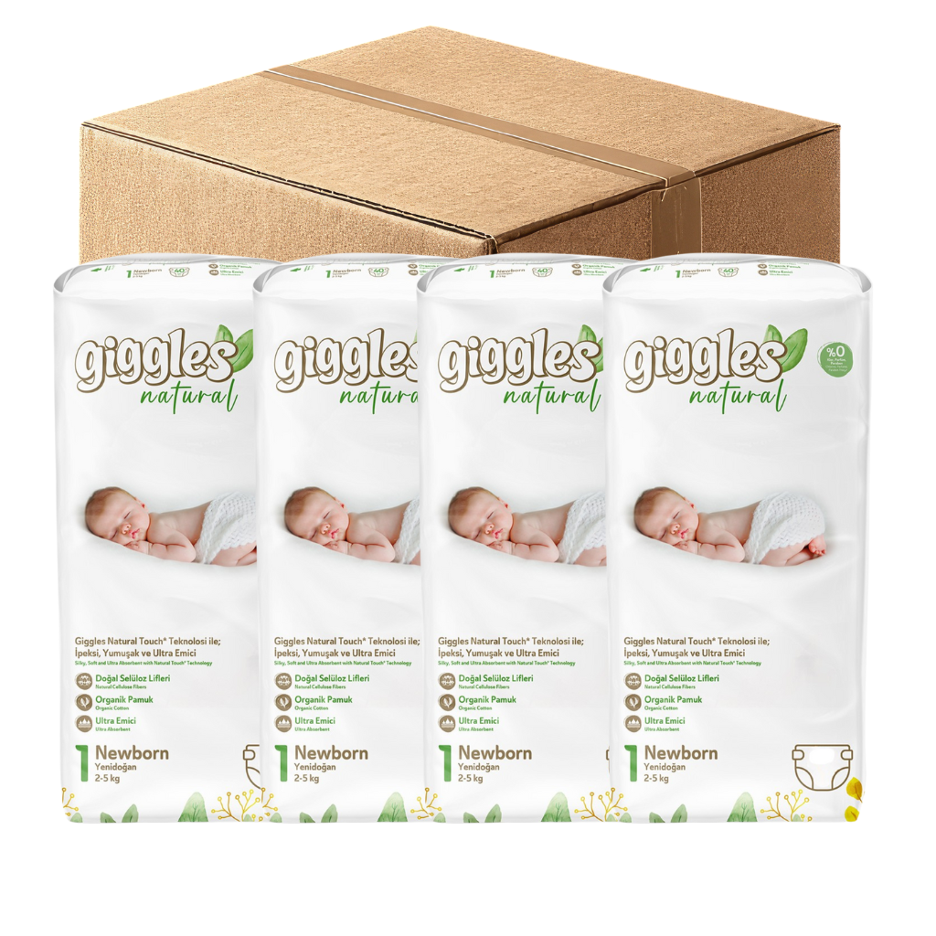 Giggles Natural Talla 1  | Manga 280 un