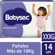 Babysec Premium Talla XXXG | 14 Unidades