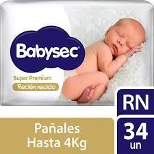 Babysec Super Premium Talla RN | 34 Unidades