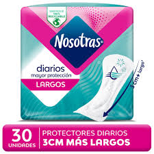 Nosotras Protector Diario Largos | 30 Unidades