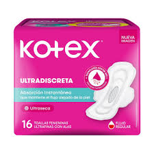 Kotex Toalla HigiénicaUltrafina Suave | 16 Unidades