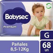 Babysec Premium Talla G | 68 Unidades