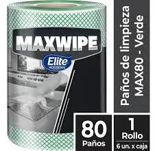 Elite Paño Maxwipe Verde | 88 un