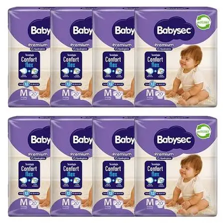  Babysec Super Premium Pack Mensual M l 160 un
