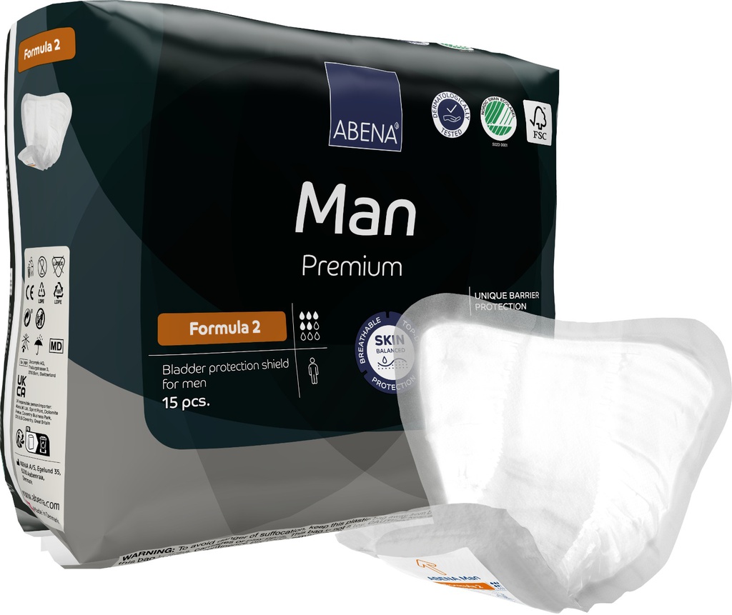 ABENA MAN 2 TALLA UNICA 15 UN