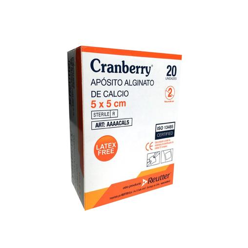 Cranberry Alginato de Calcio 5 x 5 cm | Unidad