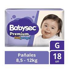 Babysec Premium Talla G | 18 Unidades