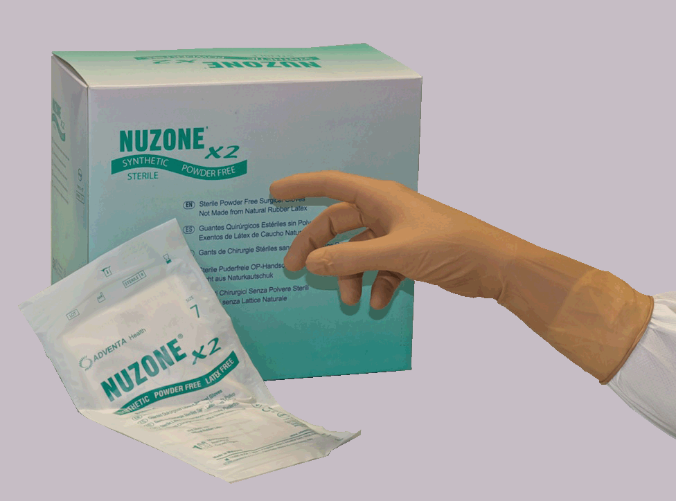 [ACGQPOL3] Nuzone Guante Quirúrgico Estéril Talla 7.5 | Caja 50 Pares