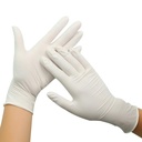 Caja de Guantes de Látex Talla L con Polvo | 100 Unidades