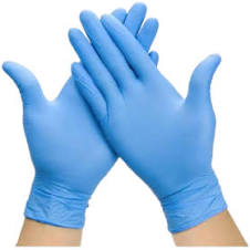 [ACGUNIT0] Guante de Nitrilo Azul Talla XS 100 un
