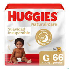 Huggies Natural Care Talla G | 66 un