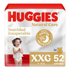 HUGGIES NATURAL CARE XXG 52 UN