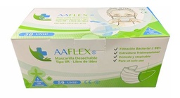 AAFLEX MASCARILLA 3 PLIEGUES CERTIFICADAS CAJA 50UN