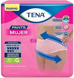 [IN76089] TENA PANTS MUJER G 10 UN